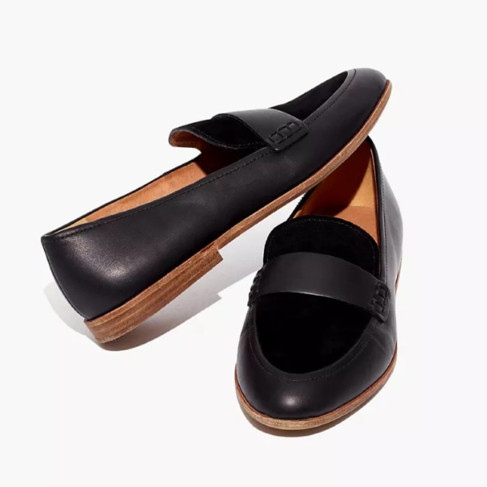 Madewell: The Alex Loafer in Leather and Suede, Size7.5, with box